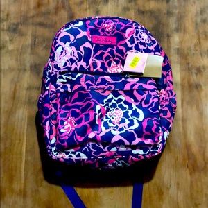 Vera Bradley lighten up just right backpack- pink